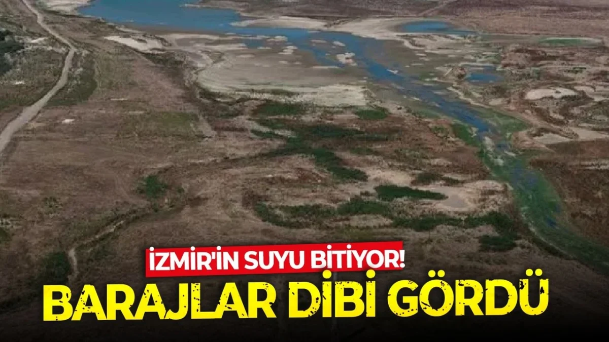 İzmir’in barajları dibi gördü!