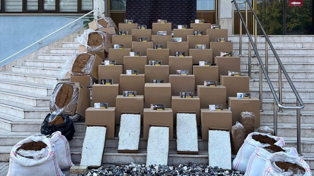 Kaçak sigara operasyonunda 1 şüpheli yakalandı