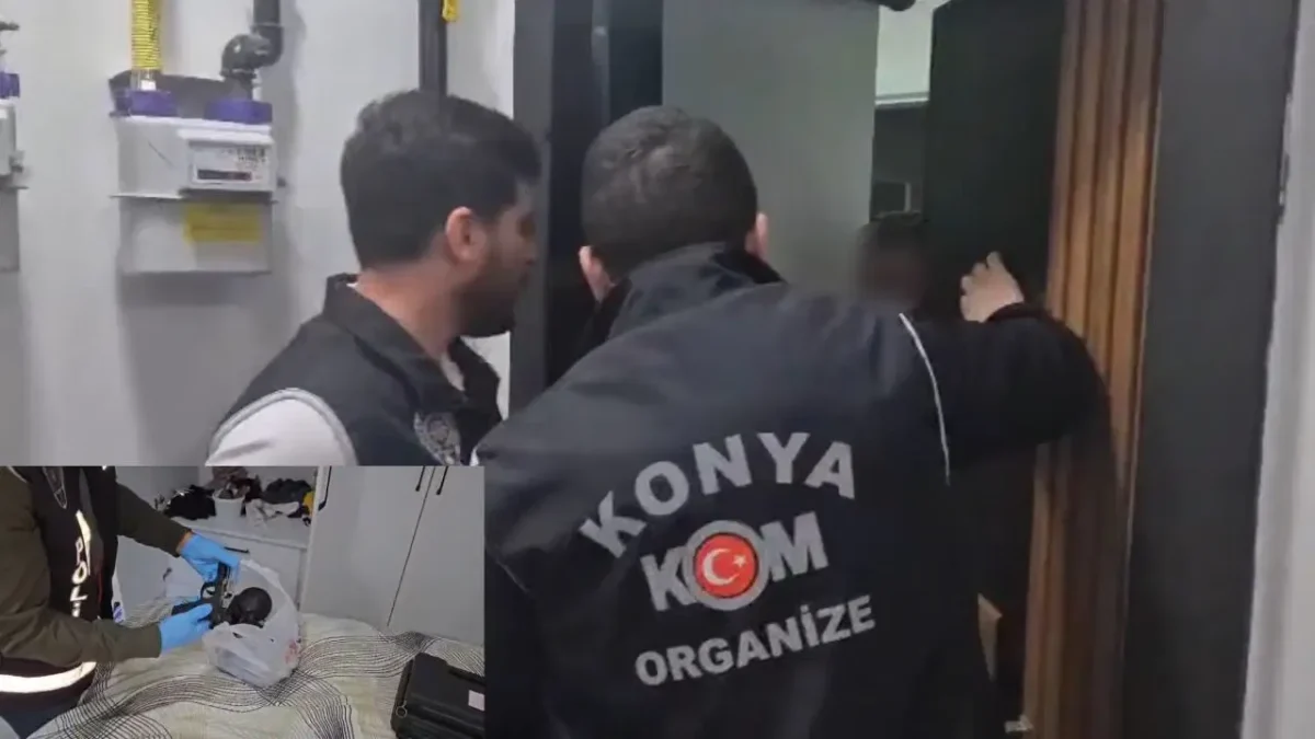 Konya’da ‘Kıskaç’ operasyonu: 20 şüpheli yakalandı